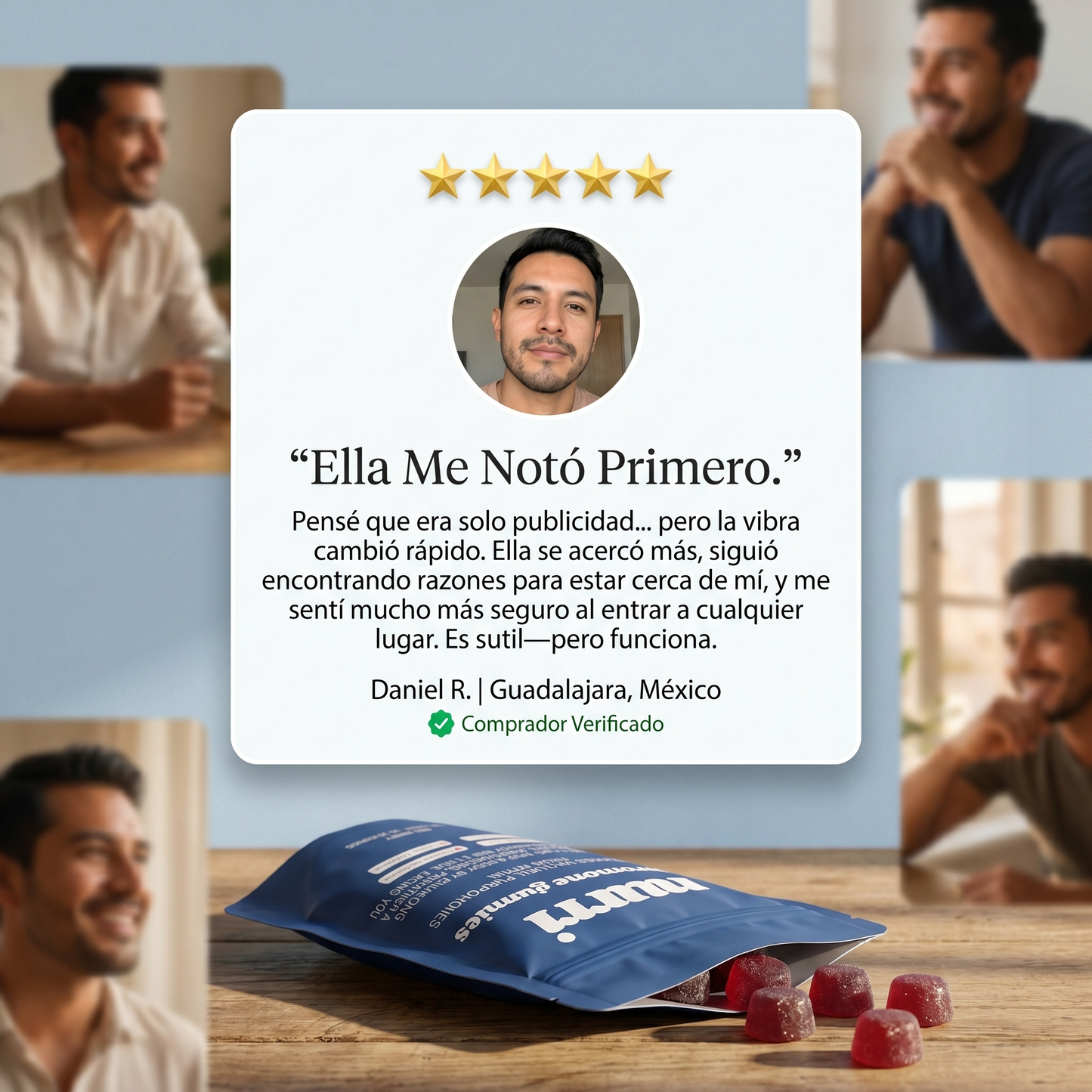 Gomitas de Feromonas para Hombres - Nurri