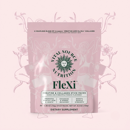 Sobres individuales de creatina y colágeno FleXi™
