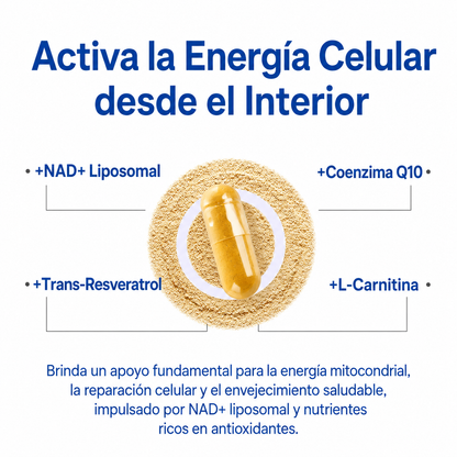 Suplemento Vantique NAD+ para hombres