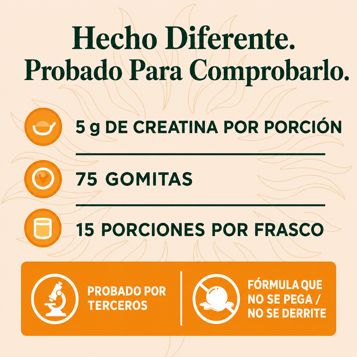 Gomitas de Creatina Trío Tropical