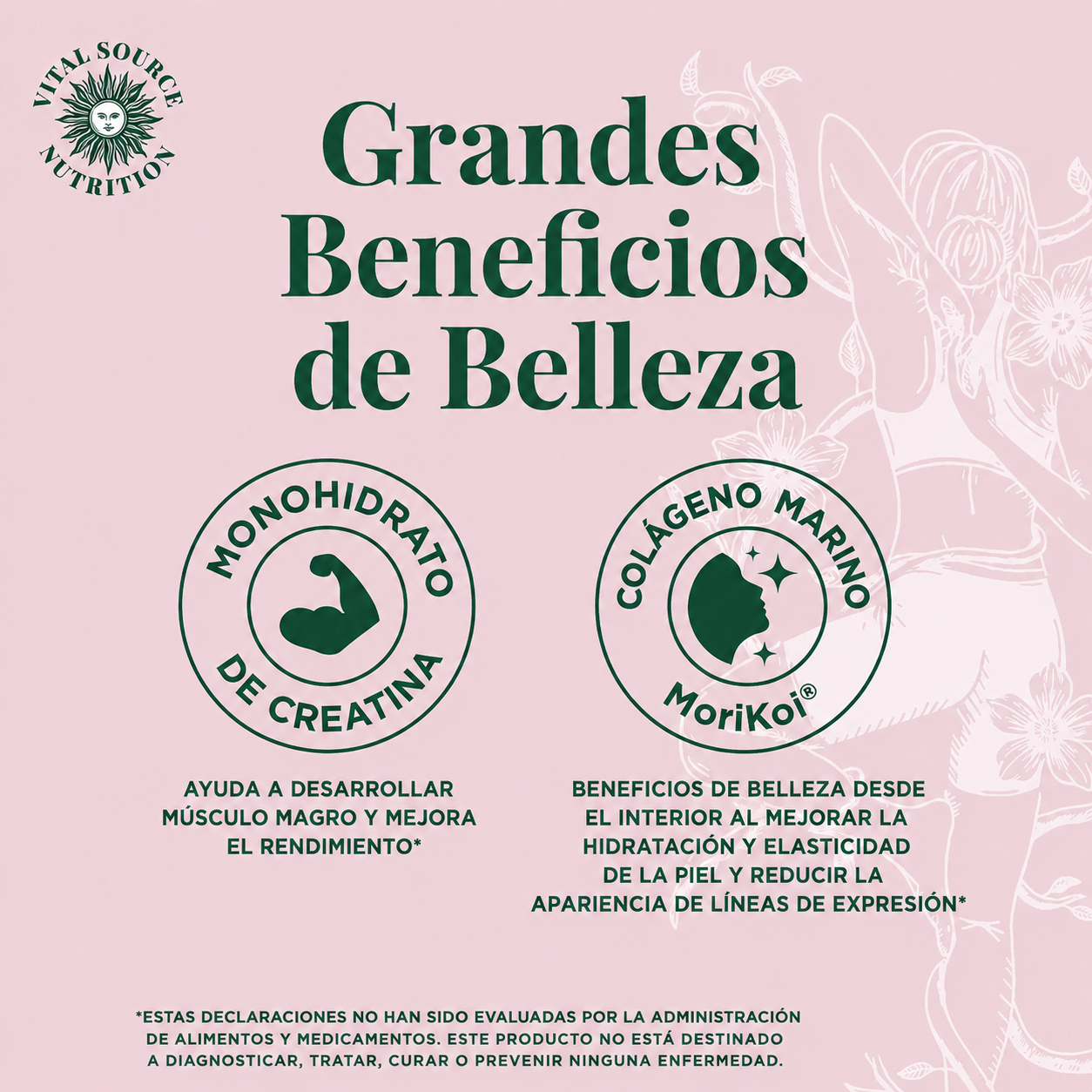 Sobres individuales de creatina y colágeno FleXi™