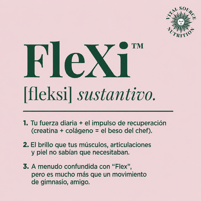Sobres individuales de creatina y colágeno FleXi™