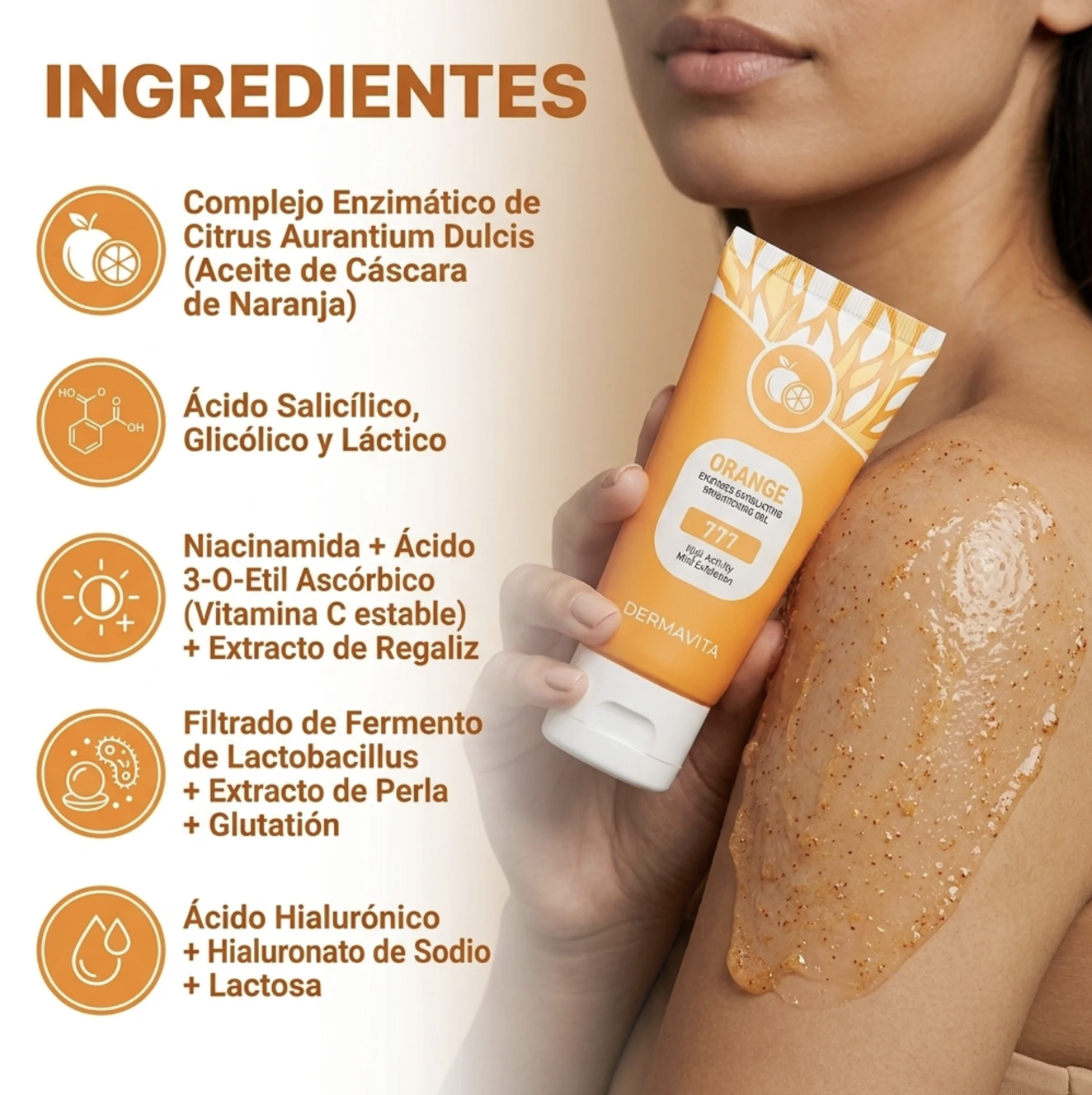 Gel Exfoliante Orange, Limpia tu Piel en Menos de 1 Semana