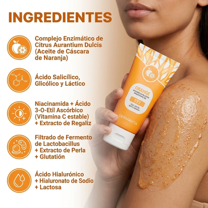 Gel Exfoliante Orange, Limpia tu Piel en Menos de 1 Semana