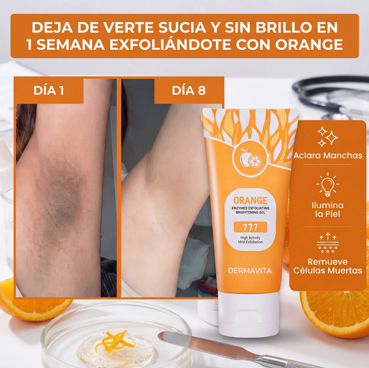 Gel Exfoliante Orange, Limpia tu Piel en Menos de 1 Semana