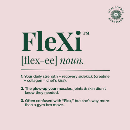 Sobres individuales de creatina y colágeno FleXi™