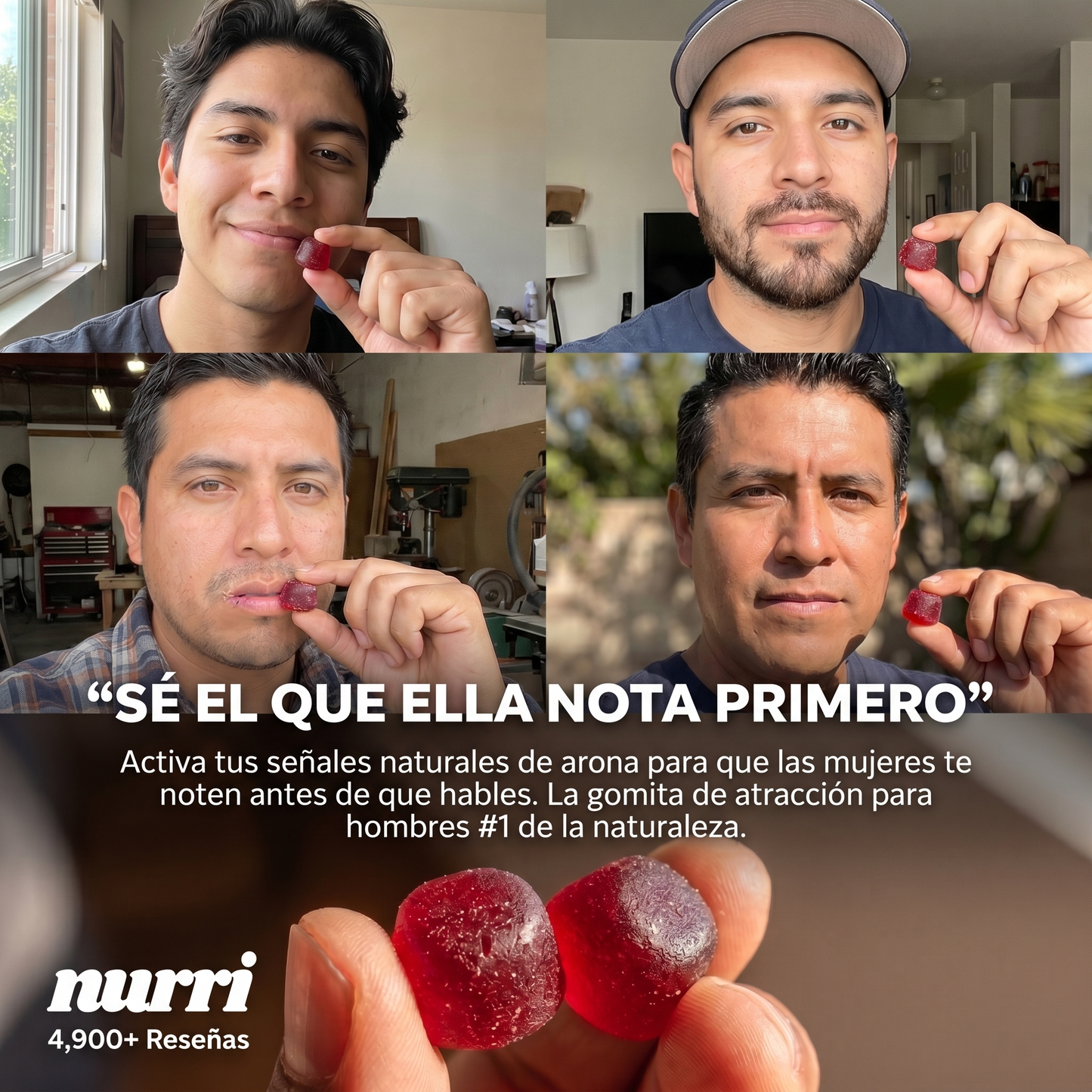 Gomitas de Feromonas para Hombres - Nurri
