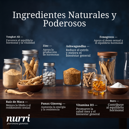Gomitas de Feromonas para Hombres - Nurri
